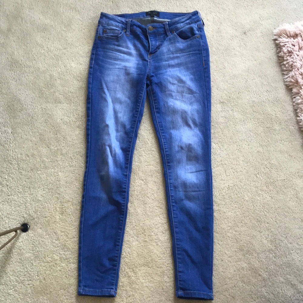 Blue Petite Skinny Jeans